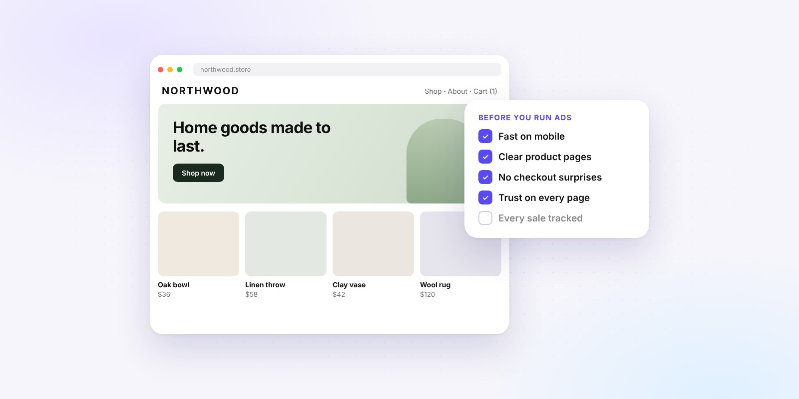 Shopify Store Checklist: 12 Things to Fix Before You Run Ads